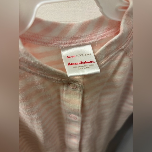 Hanna Andersson Baby Boys Girls Pajamas Sleeper One Piece Size 3-6 Months - Picture 2 of 3